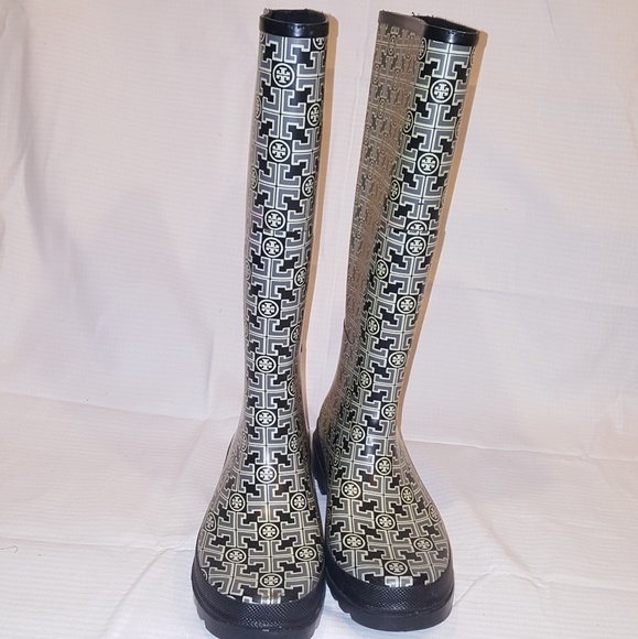 tory burch april rain boots